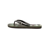 Quiksilver Erkek Molokai Art II Sandalet, Siyah/Kahverengi/Yeşil, 47 EU, Siyah Kahverengi Yeşil, 47