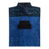 Quiksilver Erkek Plaj Panço Kapüşonlu Havlu Mavi Tek Beden