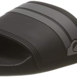 Quiksilver Erkek Rivi Slider for Men Peeptoe sandalet, Siyah Siyah Gri Xkks, 41 EU
