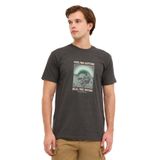Quiksilver Erkek Siyah Kısa Kollu Tişört M Beden FEEL THE OUTSIDE SS TEE Modeli