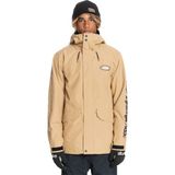 Quiksilver Erkek Snowboard Ceketi In The Hood Kahverengi - Bej
