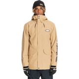 Quiksilver Erkek Snowboard Ceketi In The Hood Kahverengi - XS - Bej