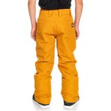 Quiksilver Estate B Erkek Çocuk Kahverengi Snowboard Pantolonu - Sarı - 16 Yaş