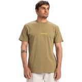 Quiksilver Ev Disconnect Effects Erkek Tişört - Haki - XS