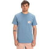 Quiksilver Ev Flower Chaos Erkek Mavi Tişört