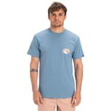 Quiksilver Ev Flower Chaos T-Shirt, S, EQYZT08050, Coronet Blue, Erkek