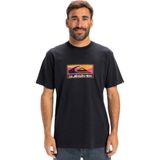 Quiksilver Ev Gradient Box Erkek Mavi Tişört - Lacivert - XS
