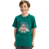 Quiksilver Ev Skull Feast Yth Erkek Çocuk Tişört - Yeşil - 12 Yaş