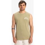 Quiksilver Ev Summer Road Muscle Erkek Tişört - Haki