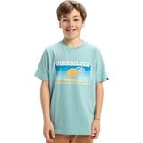 Quiksilver Ev Sun Faded Yth Erkek Çocuk Tişört - Turkuaz - 12 Yaş