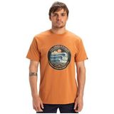 Quiksilver EV THREE SEAS SS Bakır Rengi Erkek Kısa Kol Gömlek - Kahverengi
