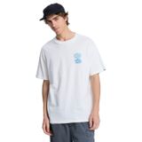 Quiksilver EVO BLOSSOM OF Beyaz Baskılı T-Shirt, M, 087668, White, Erkek