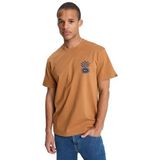 Quiksilver EVO BLOSSOM OF Turuncu Baskılı T-Shirt, S, 5003368660, Kahve, Erkek