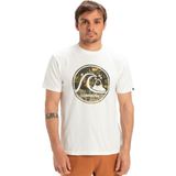 Quiksilver Evo Bubble Wrapped Erkek Beyaz Tişört - 2XL