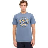 Quiksilver Evo Bubble Wrapped Ss Lacivert Erkek Kısa Kol Gömlek - XS