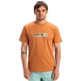 Quiksilver Evo Endless Type Ss erkek tişörtü, Buğday Kepeği (Bran), S
