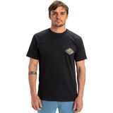 Quiksilver Evo Future Islands Erkek Siyah Tişört - XS