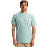 Quiksilver Evo Roads End Erkek Tişört - Turkuaz - 2XL