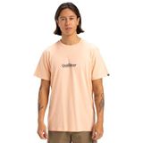 Quiksilver Fineline Ss erkek tişörtü, Mükemmel şeftali, S