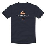 Quiksilver Firstfiress Erkek T-Shirt - XS - Lacivert