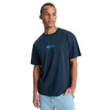 Quiksilver FLOWERS SURFING Bisiklet Normal Baskılı T-Shirt, S, 5003368659, Lacivert, Erkek