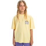Quiksilver Gh Qs World Force Yth Erkek Çocuk Tişört - Sarı - 14 Yaş
