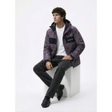 Quiksilver GQYTJ03000-MISSION Prınted Block Jk Mor Normal Desenli Erkek Kayak Montu - XL