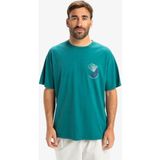 Quiksilver Hw Hypnotic Wave Erkek Tişört - Yeşil - XL
