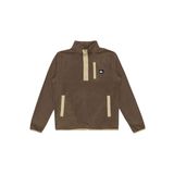Quiksilver Kahve Erkek Bisiklet Regular Fit Polar Sweatshırt EQYFT04770NO DESTINATION 2 HALF SNA