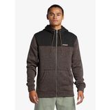Quiksilver Kahve Erkek Kapüşon Regular Fit Sweatshirt AQYFT03339KELLER BLOCK ZIP