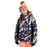 Quiksilver Kız Çocuk Kayak Montu, 14 Yaş, Free Jet Girl, Siyah, Kız çocuk