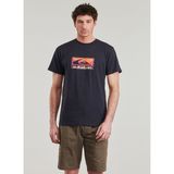 QUIKSILVER Lacivert Ev Gradıent Box Ss Erkek T-Shırt Eqyzt08045