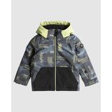 Quiksilver Little Mission Çocuk Mont, Kapüşonlu, Baskılı Desenli, Çok Renkli, 4/5 Yaş