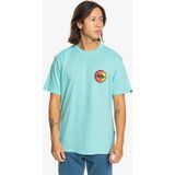 Quiksilver Long Fade Erkek Mavi Günlük T-SHIRT.18614 - Tango Red