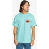 Quiksilver Long Fade Ss Erkek T-Shirt - Açık Mavi - 2XL