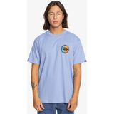 Quiksilver Long Fade Ss Erkek T-Shirt - XL - Açık Mavi