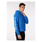 Quiksilver Mavi Erkek Kapüşon Regular Fit Sweatshirt AQYFT03358OMNI LOGO HOODIE
