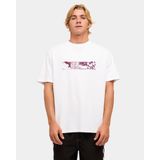 Quiksilver Mercury Vortex Erkek Beyaz Tişört