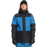 Quiksilver Mission Block Erkek Siyah Snowboard Ceketi
