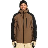 Quiksilver Mission Block Erkek Snowboard Ceketi - Kahverengi - XL