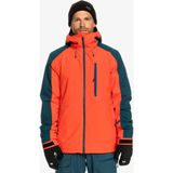 Quiksilver Mission Block Erkek Snowboard Ceketi - XL - Kiremit