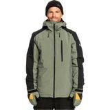 Quiksilver Mission Block Erkek Snowboard Ceketi - Yeşil
