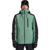 Quiksilver Mission Block Jk Erkek Yeşil Snowboard Ceketi