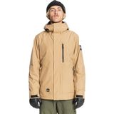 Quiksilver Mission Gore-Tex Erkek Kahverengi Snowboard Ceketi - XS - Bej