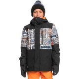 Quiksilver Mission Printed Block Çocuk Kayak Montu Siyah