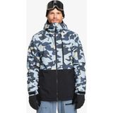 Quiksilver Mission Printed Block Erkek Snowboard Ceketi - Renkli