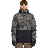 Quiksilver Mission Printed Block Erkek Snowboard Ceketi - XS - Renkli