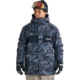 Quiksilver Mission Printed Block Jk Erkek Siyah Snowboard Ceketi - 2XL