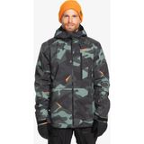 Quiksilver Mission Printed Erkek Snowboard Ceketi - Renkli