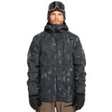 Quiksilver Mission Printed Jk erkek montu (1'li paket), Nature Zoom Dark Shadow, S